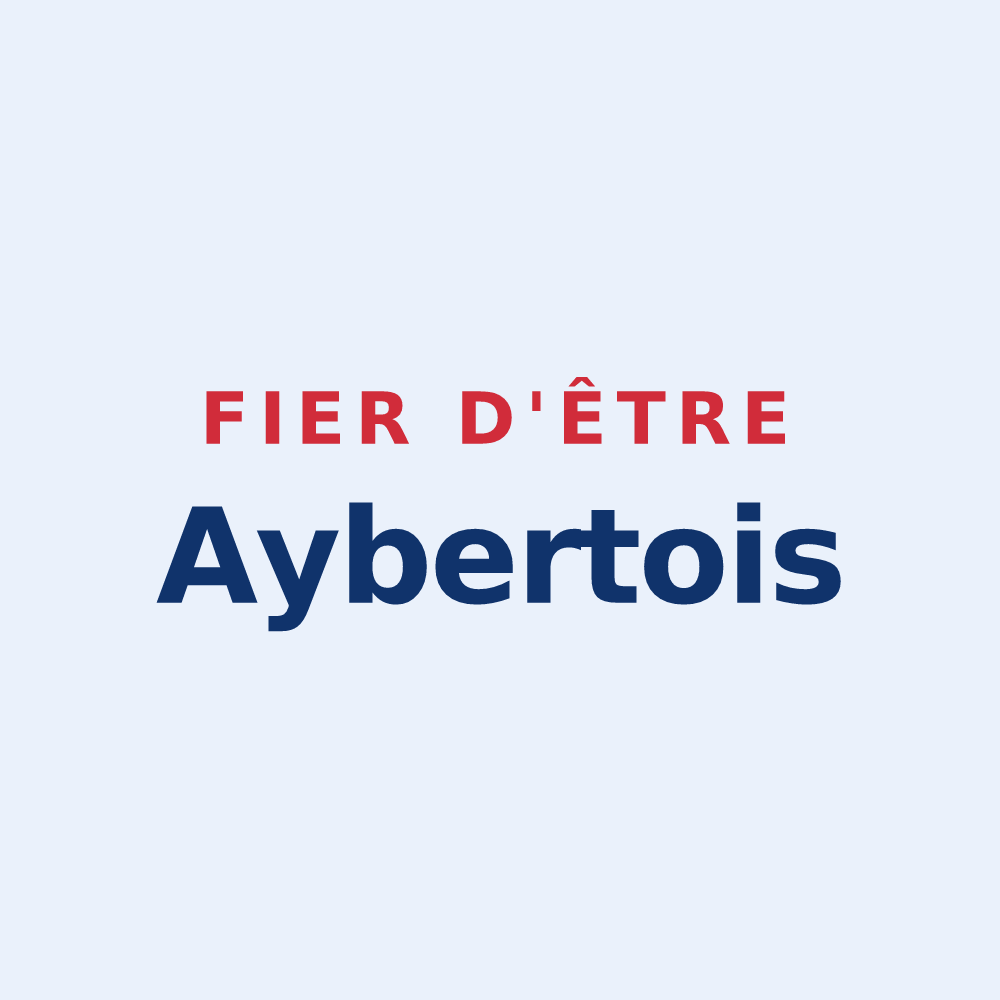 Sticker « Fier d'être Aybertois » — design pour Saint-Aybert