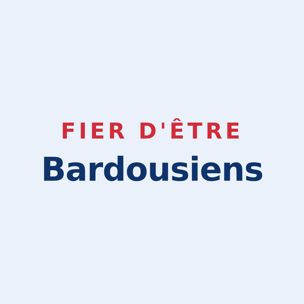 Sticker « Fier d'être Bardousiens » — design pour Saint-Bardoux