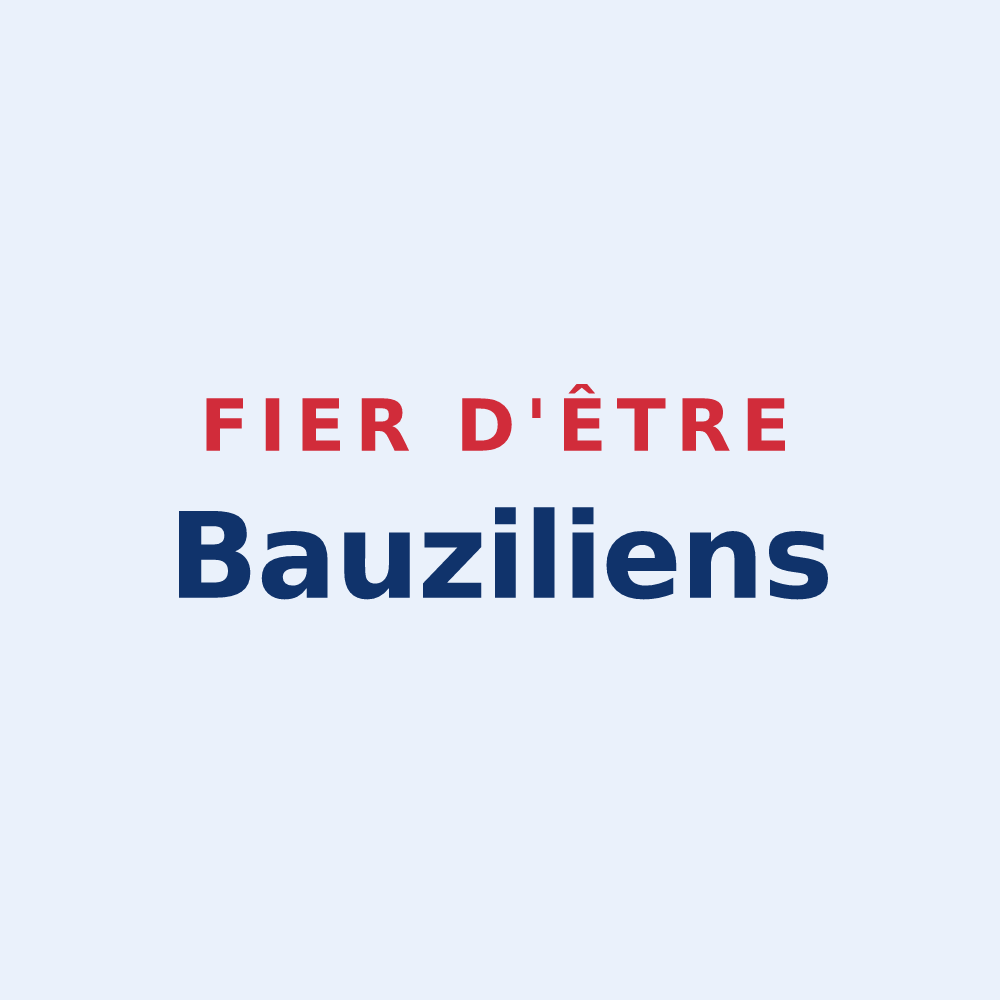 Sticker « Fier d'être Bauziliens » — design pour Saint-Bauzile