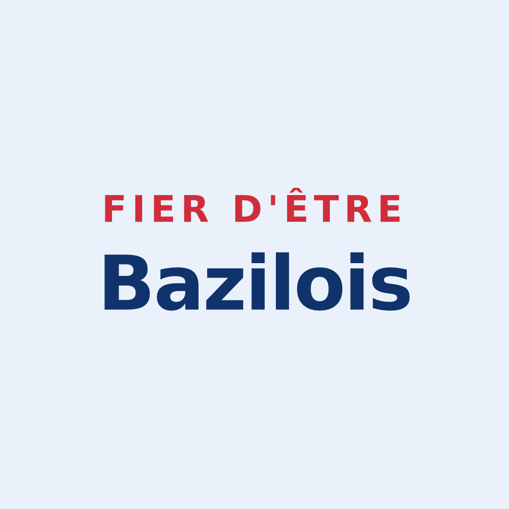 Sticker « Fier d'être Bazilois » — design pour Saint-Bazile-de-Meyssac