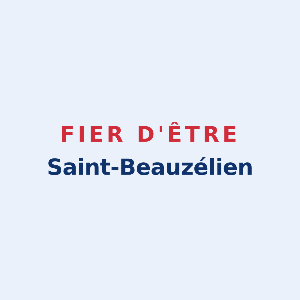 Sticker « Fier d'être Saint-Beauzélien » — design pour Saint-Beauzély