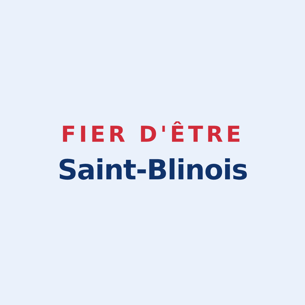 Sticker « Fier d'être Saint-Blinois » — design pour Saint-Blin