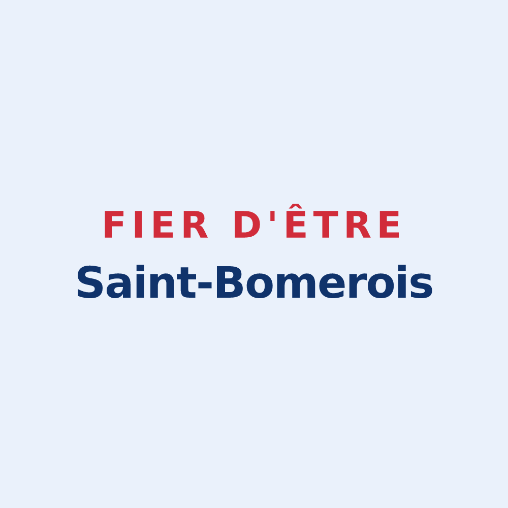 Sticker « Fier d'être Saint-Bomerois » — design pour Saint-Bomer