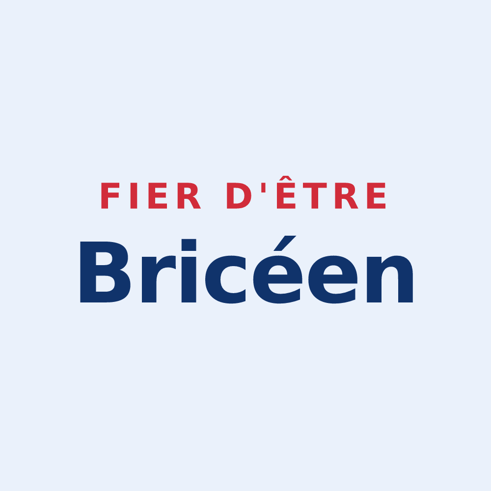 Sticker « Fier d'être Bricéen » — design pour Saint-Brice
