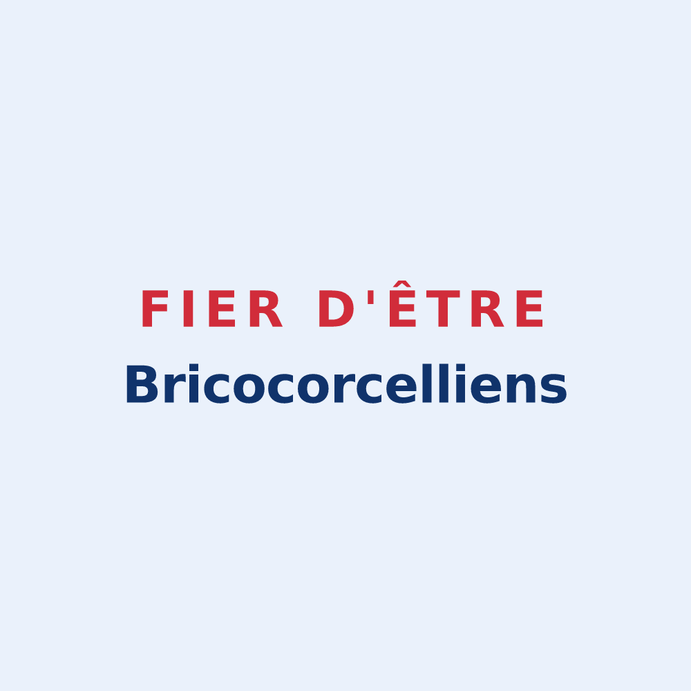 Sticker « Fier d'être Bricocorcelliens » — design pour Saint-Brice-Courcelles