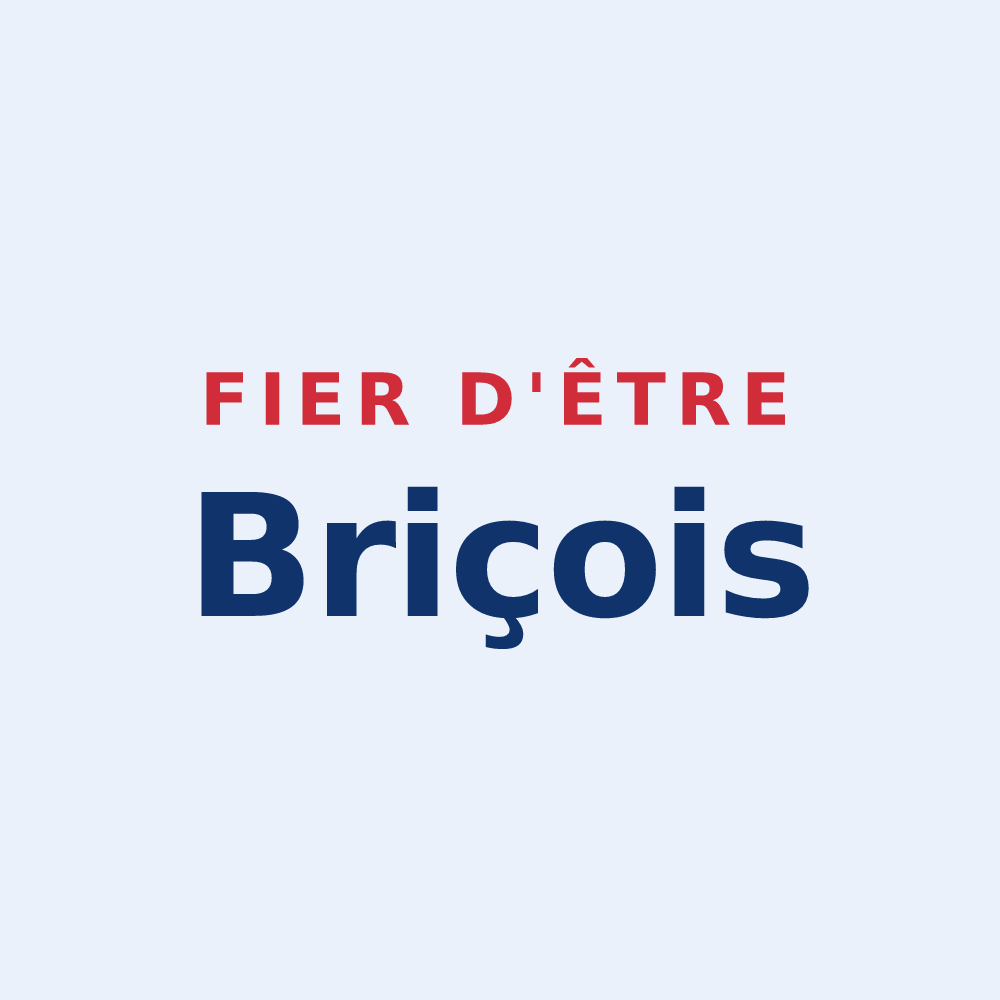 Sticker « Fier d'être Briçois » — design pour Saint-Brice-de-Landelles