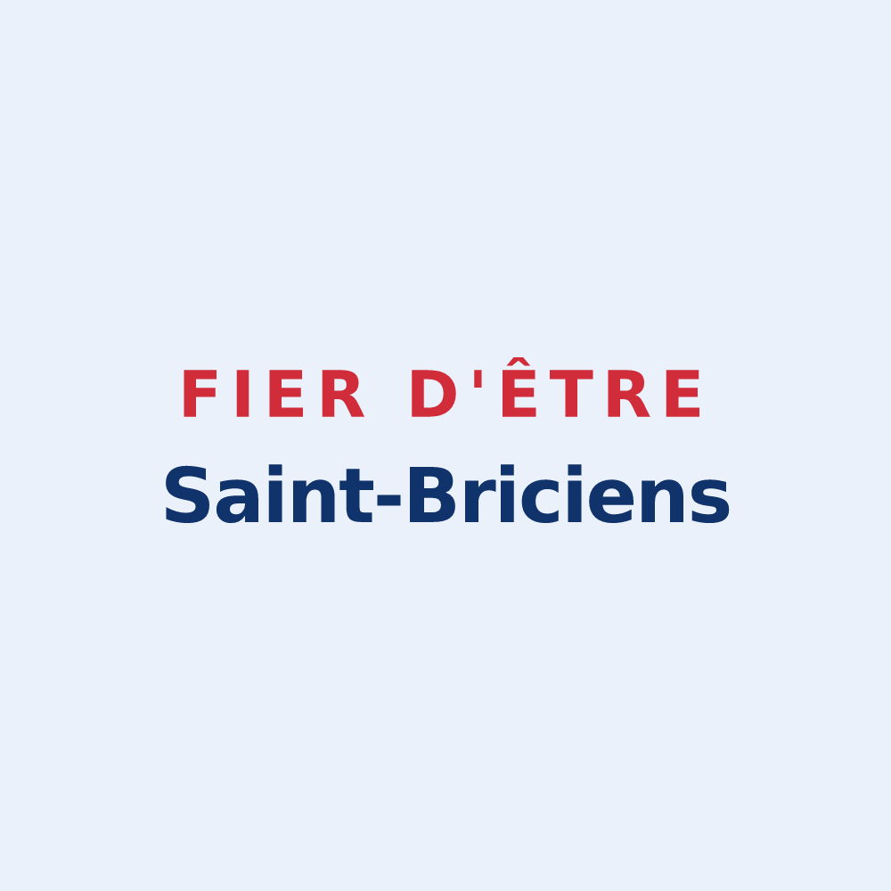 Sticker « Fier d'être Saint-Briciens » — design pour Saint-Bris-des-Bois