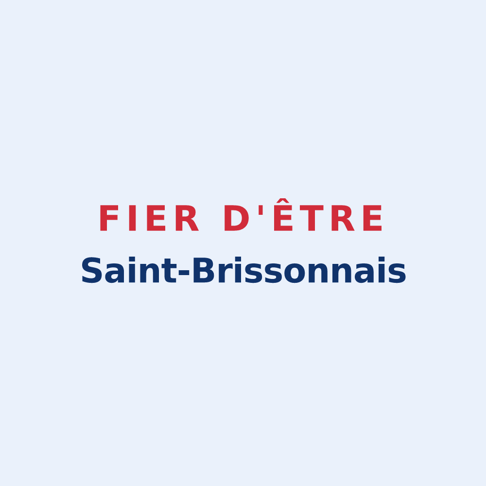 Sticker « Fier d'être Saint-Brissonnais » — design pour Saint-Brisson-sur-Loire