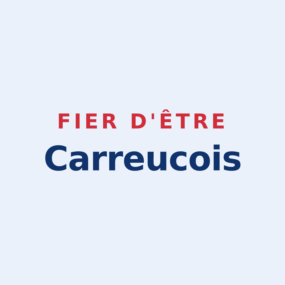 Sticker « Fier d'être Carreucois » — design pour Saint-Carreuc