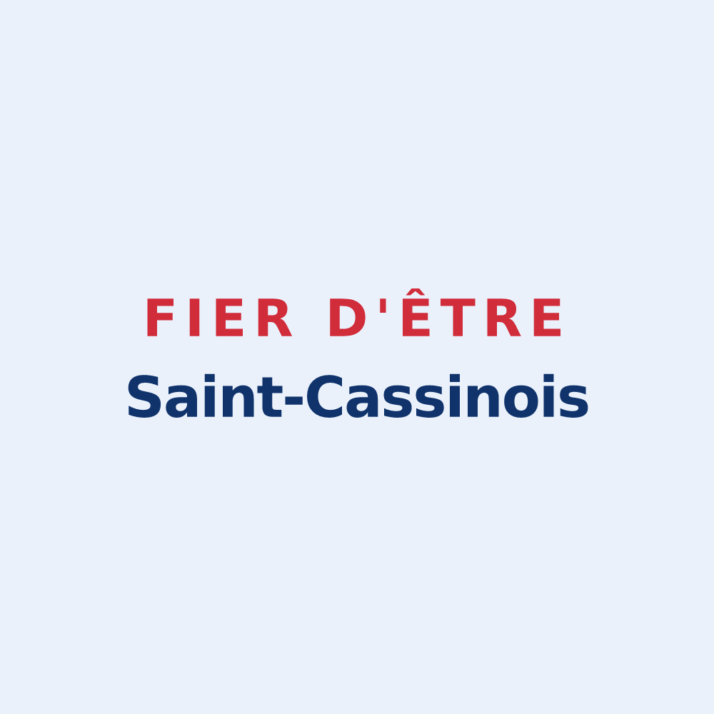 Sticker « Fier d'être Saint-Cassinois » — design pour Saint-Cassin