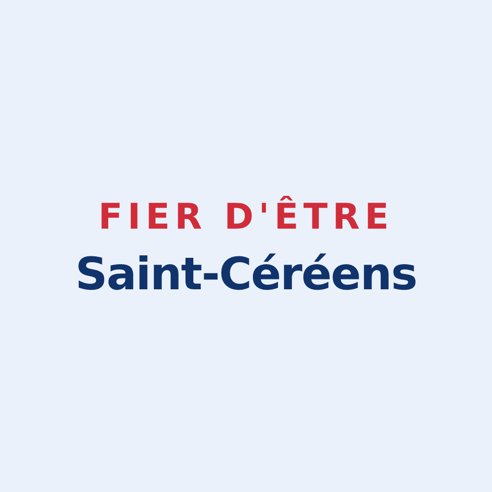 Sticker « Fier d'être Saint-Céréens » — design pour Saint-Céré
