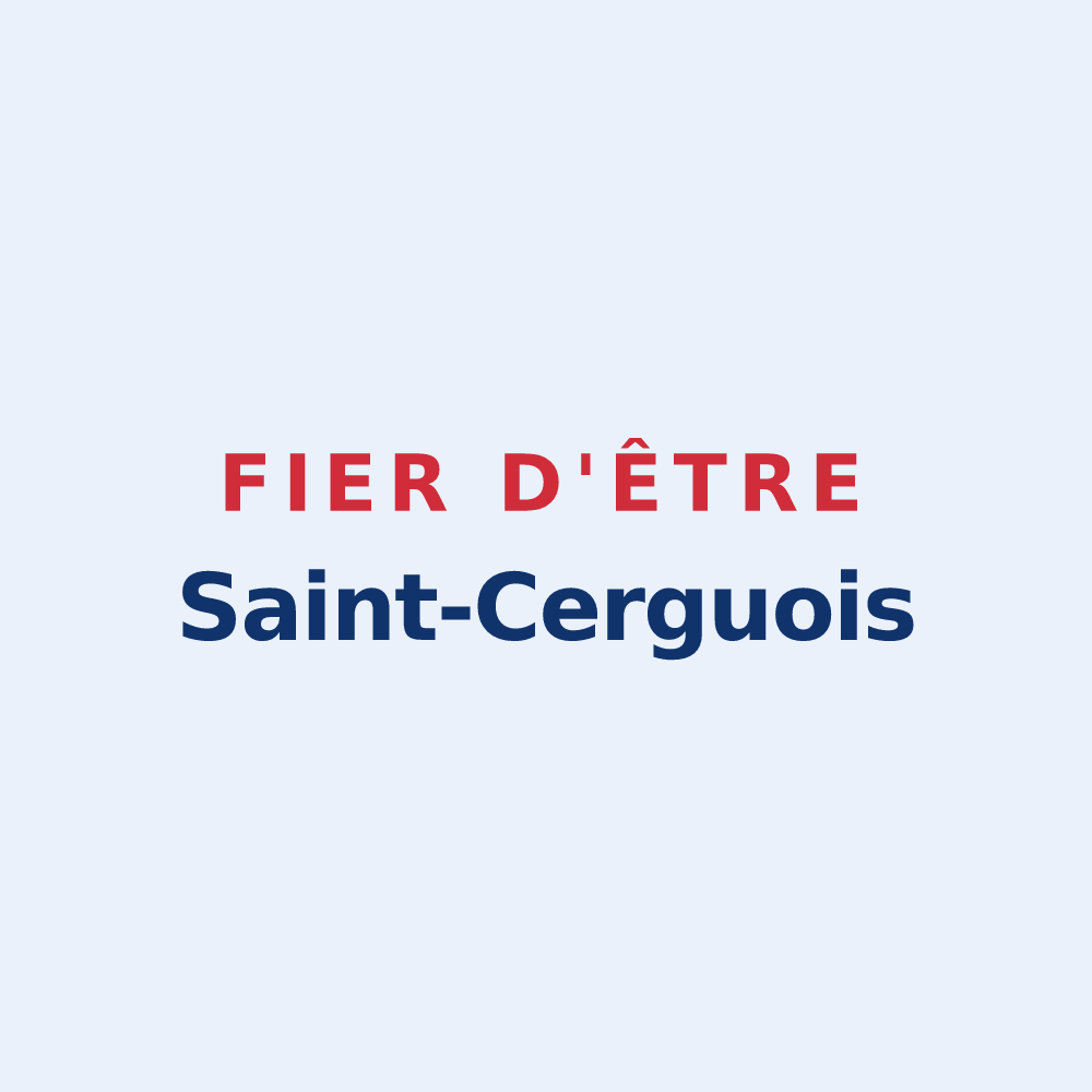 Sticker « Fier d'être Saint-Cerguois » — design pour Saint-Cergues