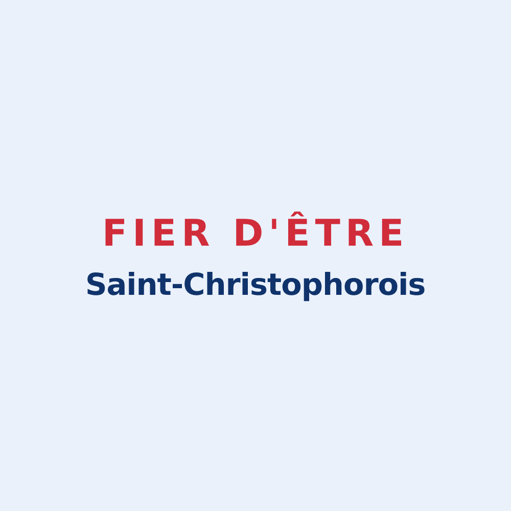 Sticker « Fier d'être Saint-Christophorois » — design pour Saint-Christophe-Vallon