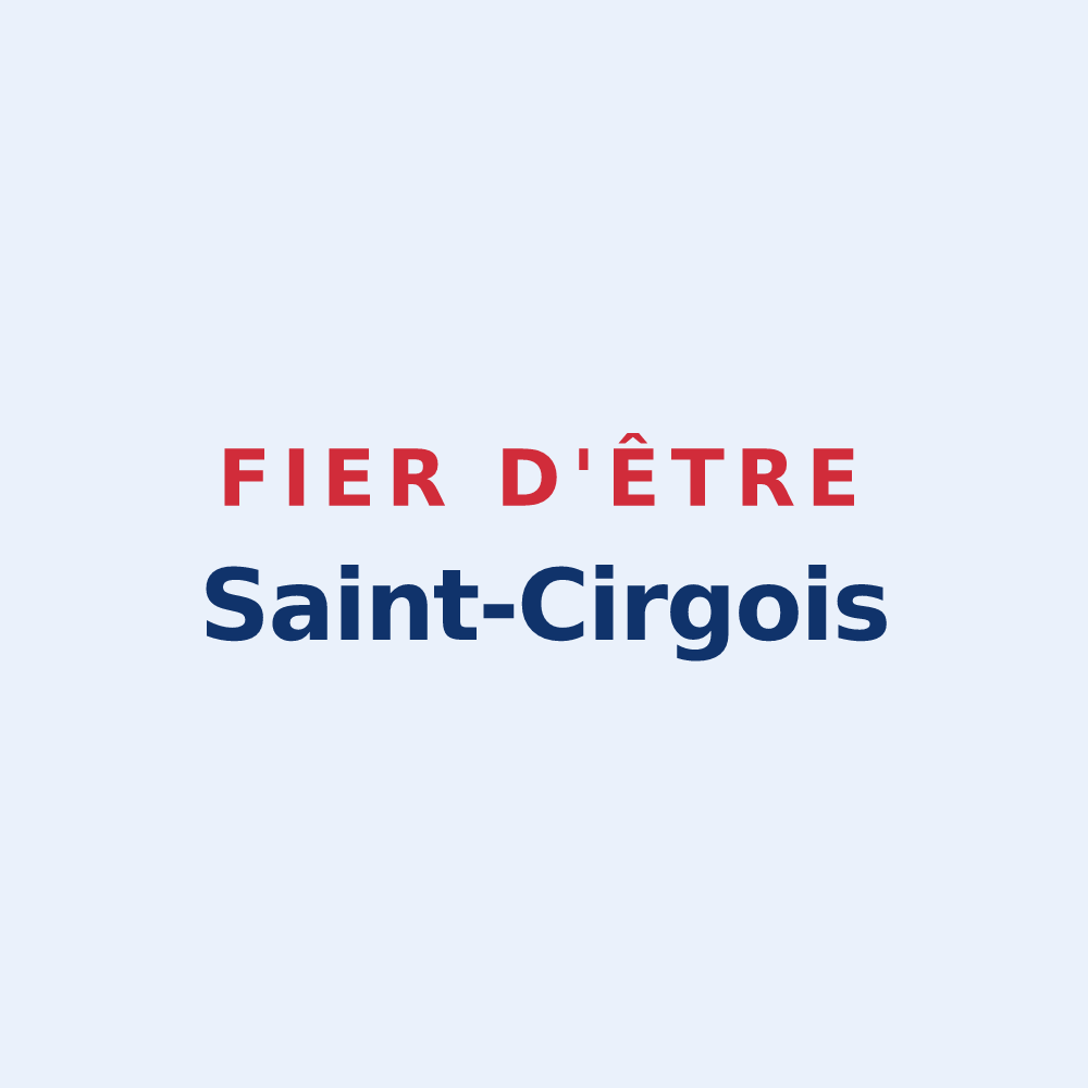 Sticker « Fier d'être Saint-Cirgois » — design pour Saint-Cirgues-la-Loutre