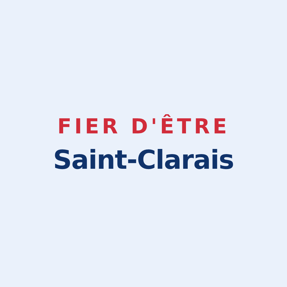 Sticker « Fier d'être Saint-Clarais » — design pour Saint-Clar-de-Rivière