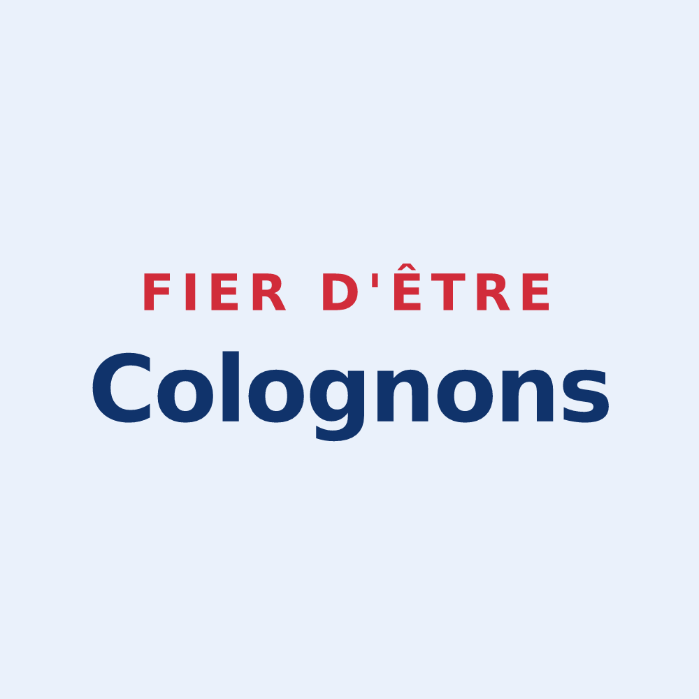 Sticker « Fier d'être Colognons » — design pour Saint-Colomban-des-Villards
