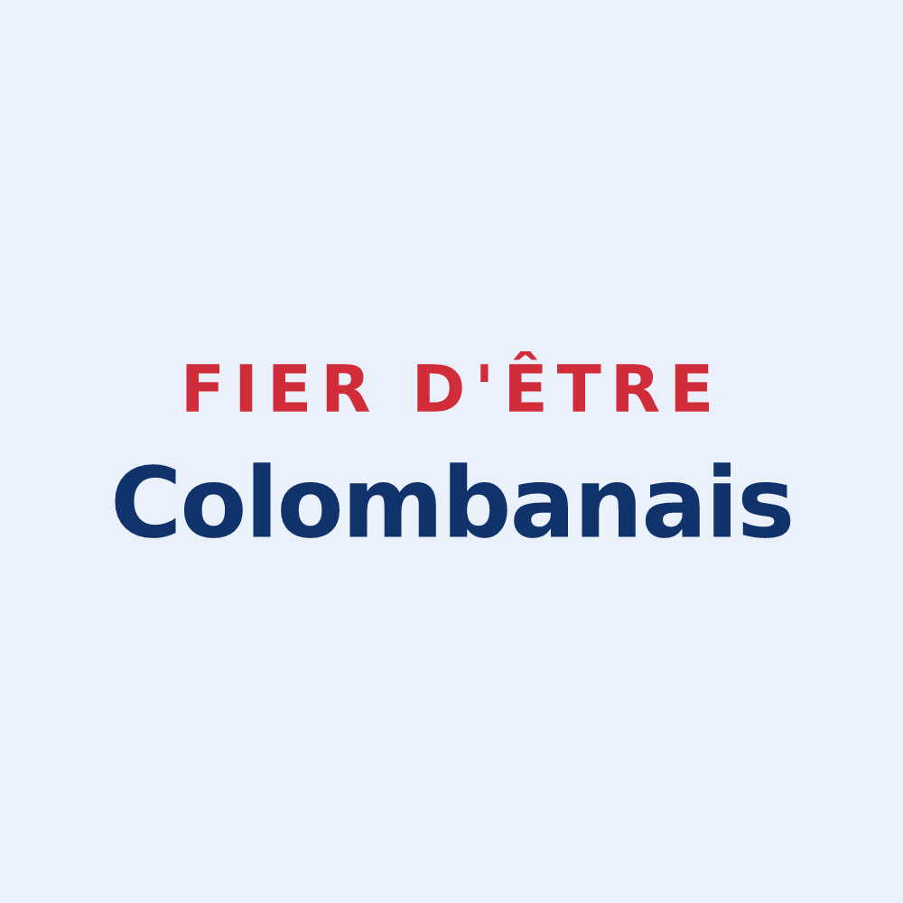 Sticker « Fier d'être Colombanais » — design pour Saint-Colomban