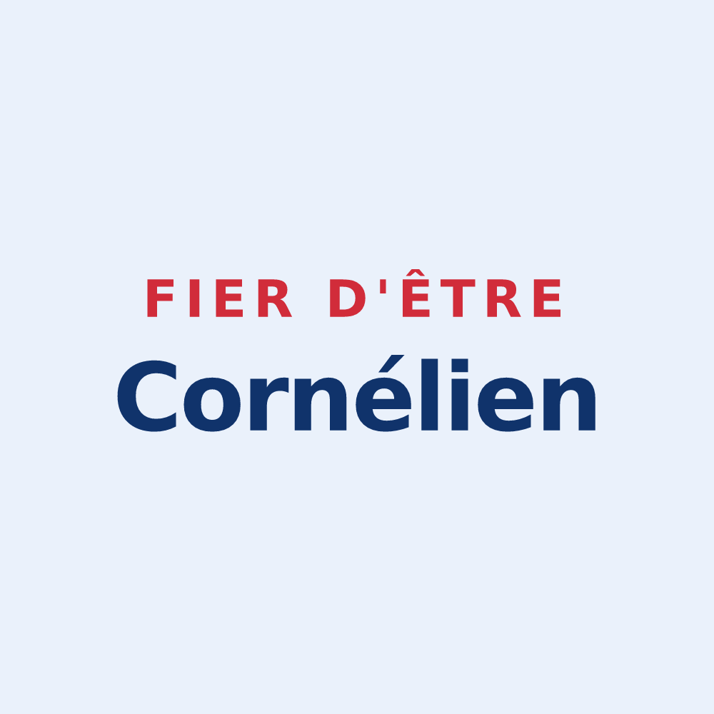 Sticker « Fier d'être Cornélien » — design pour Saint-Corneille
