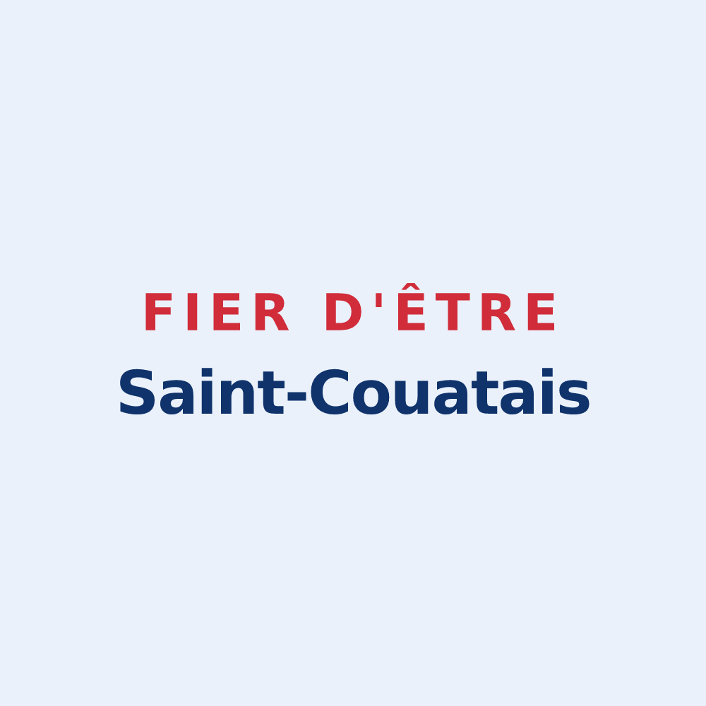 Sticker « Fier d'être Saint-Couatais » — design pour Saint-Couat-du-Razès