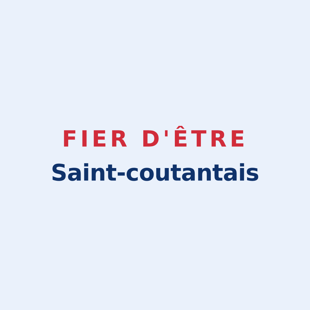 Sticker « Fier d'être Saint-coutantais » — design pour Saint-Coutant-le-Grand