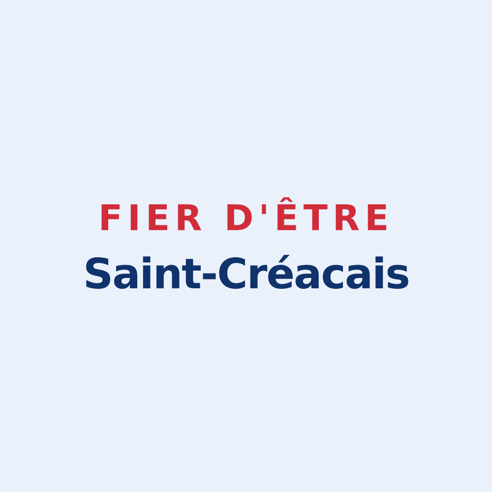 Sticker « Fier d'être Saint-Créacais » — design pour Saint-Créac