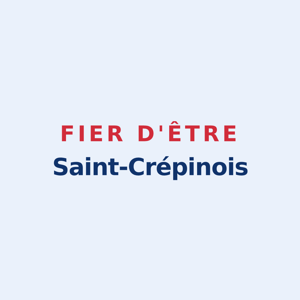 Sticker « Fier d'être Saint-Crépinois » — design pour Saint-Crépin-d'Auberoche