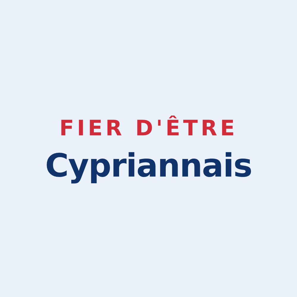 Sticker « Fier d'être Cypriannais » — design pour Saint-Cyprien