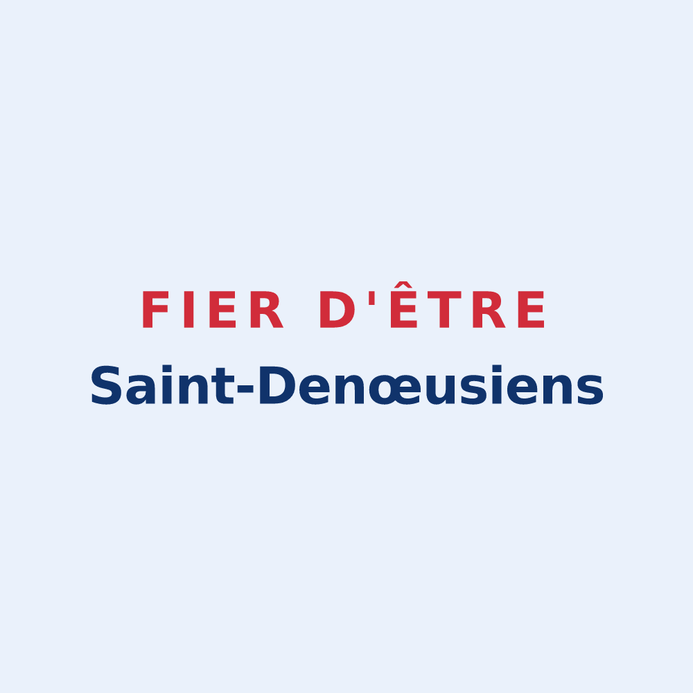 Sticker « Fier d'être Saint-Denœusiens » — design pour Saint-Denœux