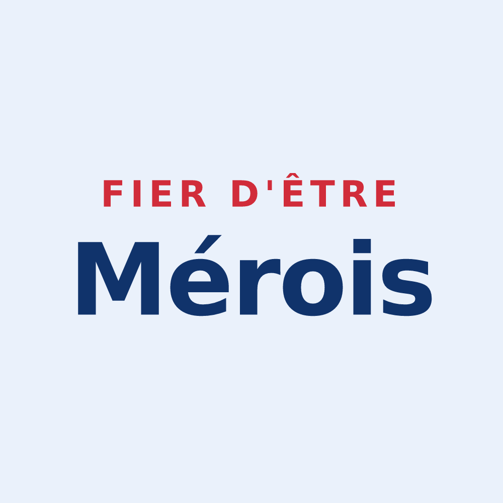 Sticker « Fier d'être Mérois » — design pour Saint-Denis-de-Méré