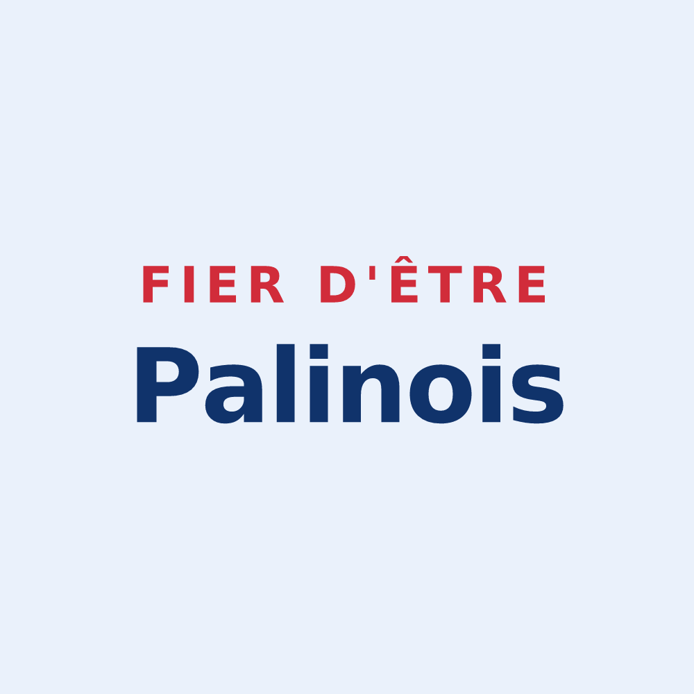 Sticker « Fier d'être Palinois » — design pour Saint-Denis-de-Palin