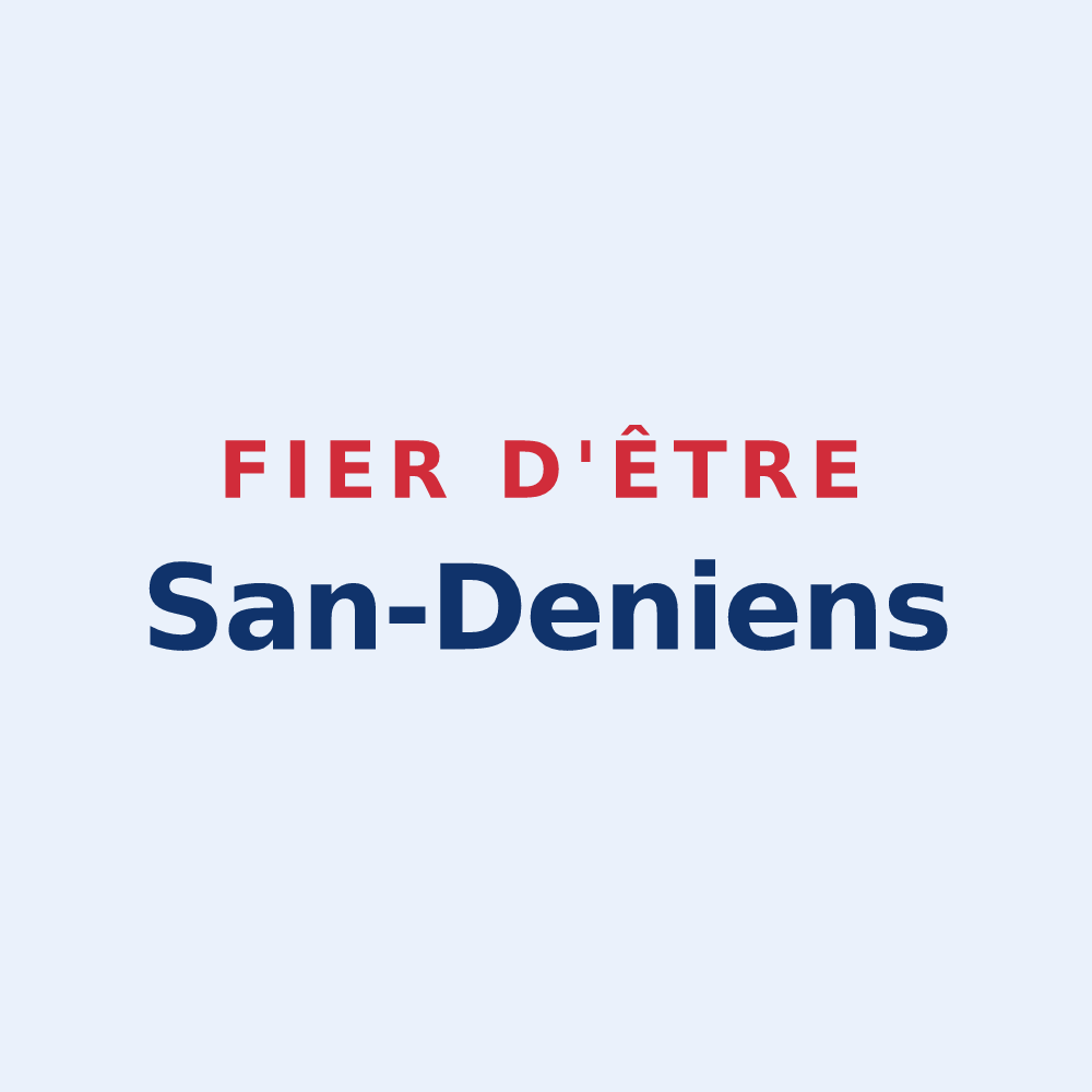 Sticker « Fier d'être San-Deniens » — design pour Saint-Denis-en-Bugey