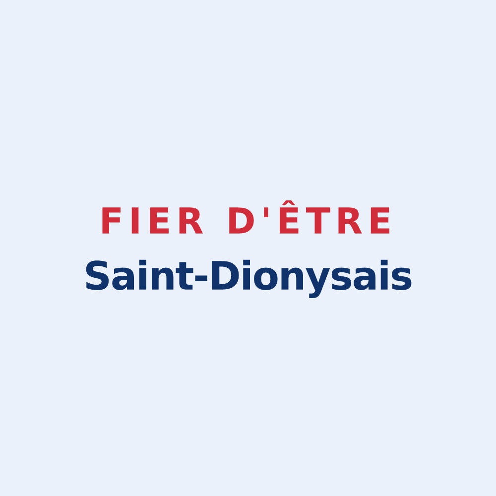 Sticker « Fier d'être Saint-Dionysais » — design pour Saint-Denis-en-Margeride