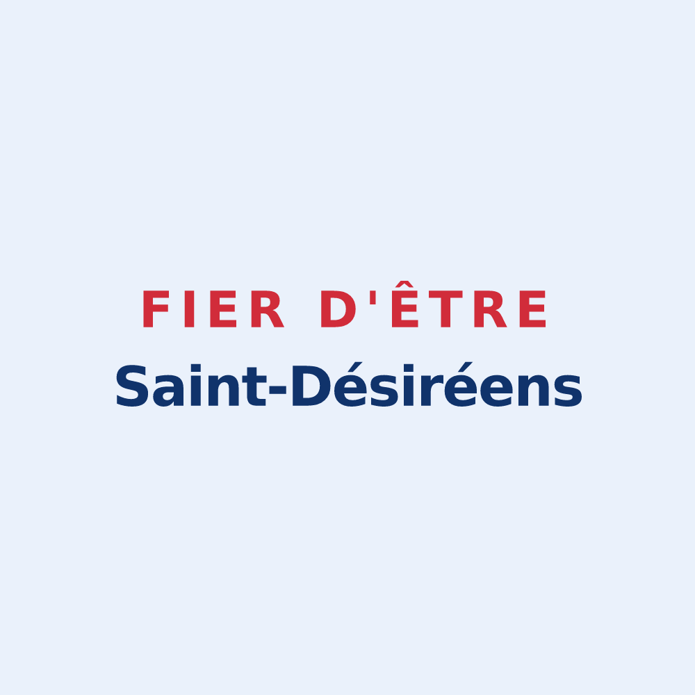 Sticker « Fier d'être Saint-Désiréens » — design pour Saint-Désert