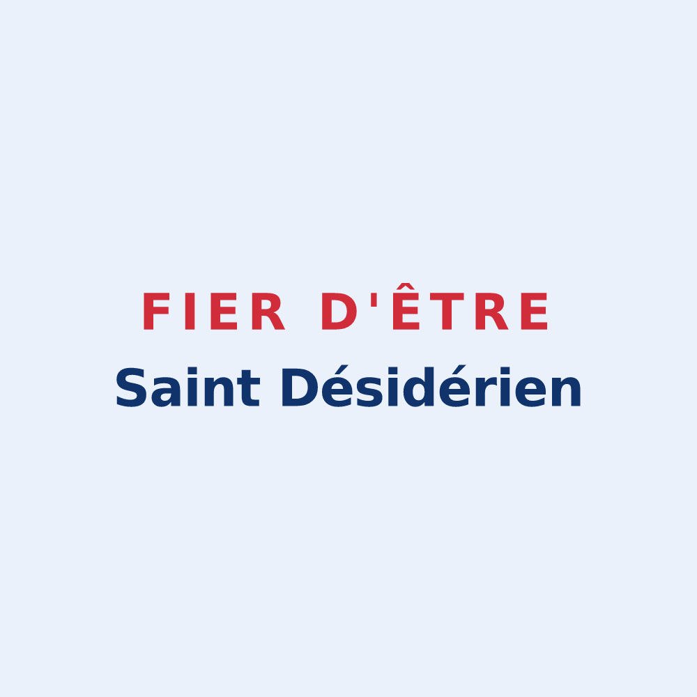 Sticker « Fier d'être Saint Désidérien » — design pour Saint-Didier-en-Brionnais