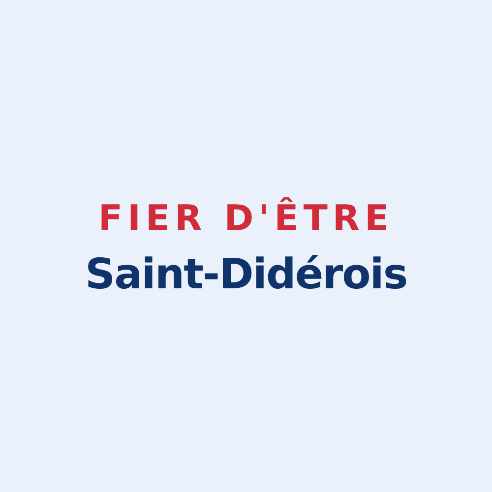 Sticker « Fier d'être Saint-Didérois » — design pour Saint-Didier-la-Forêt