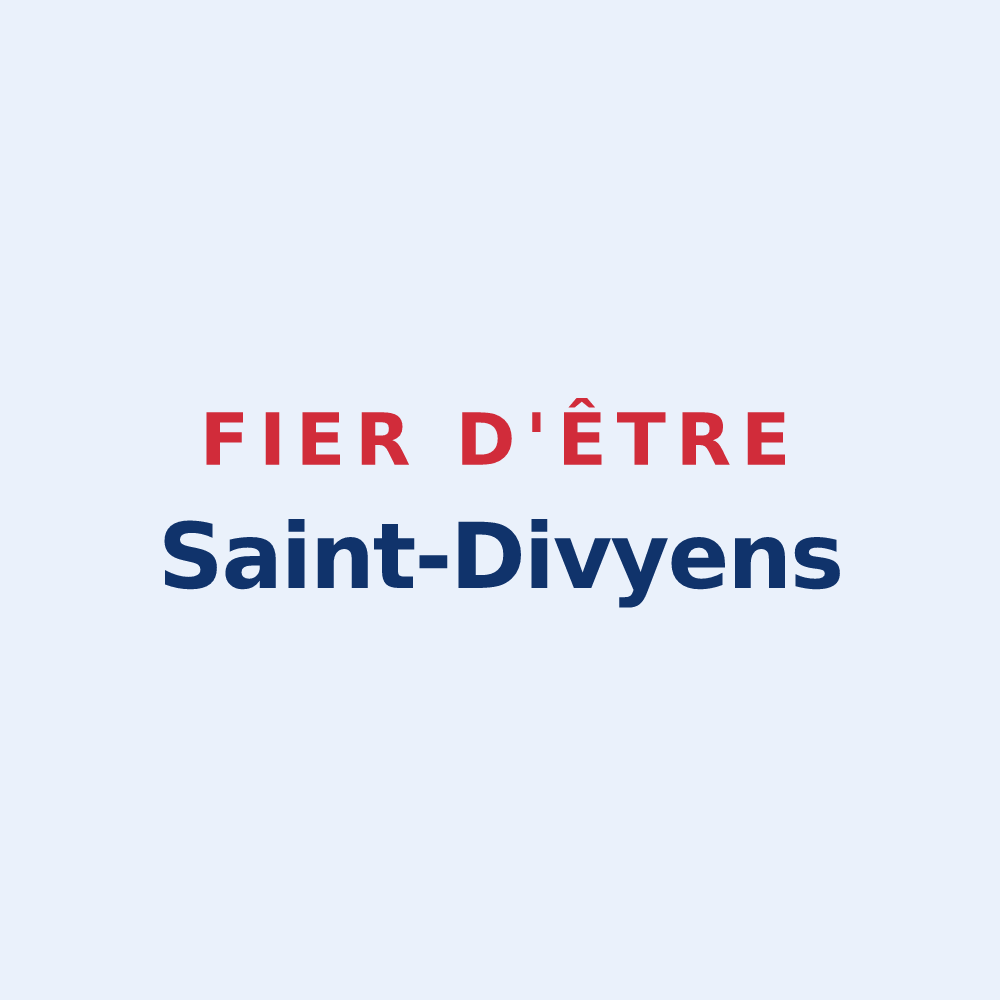 Sticker « Fier d'être Saint-Divyens » — design pour Saint-Divy