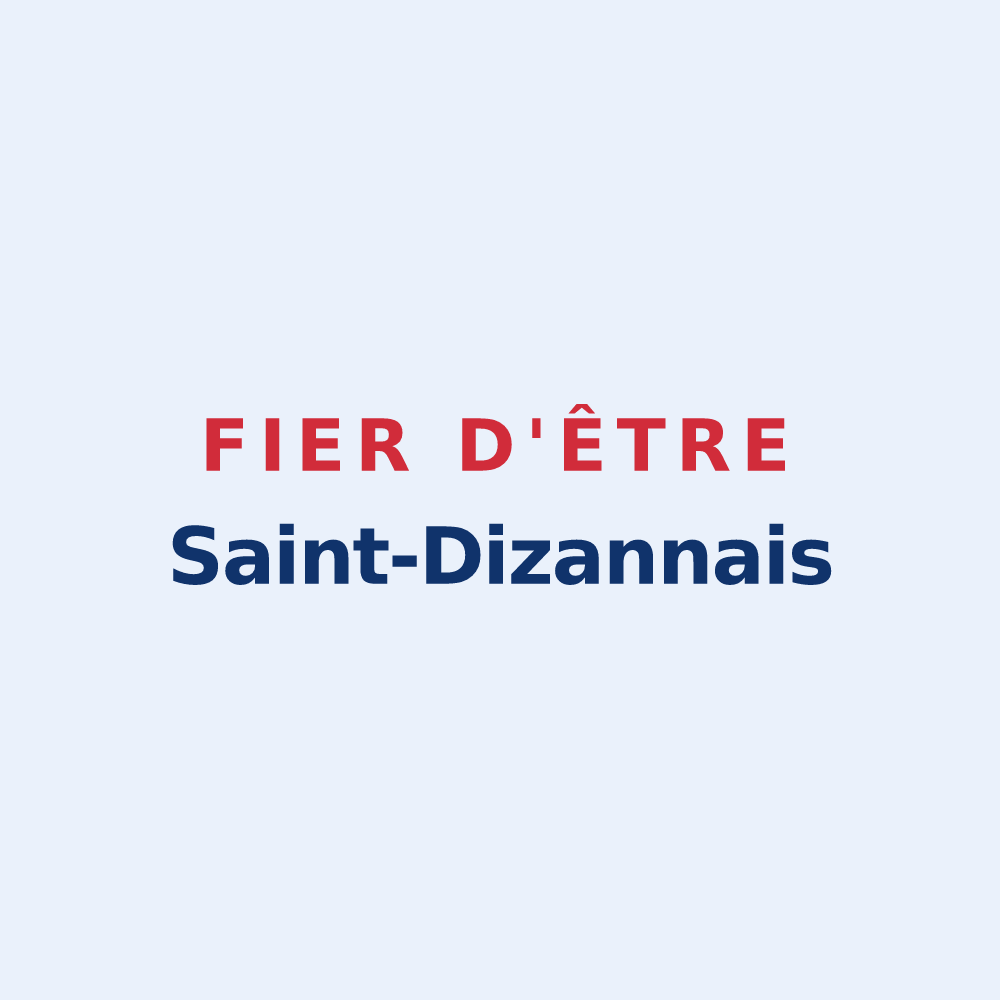 Sticker « Fier d'être Saint-Dizannais » — design pour Saint-Dizant-du-Bois