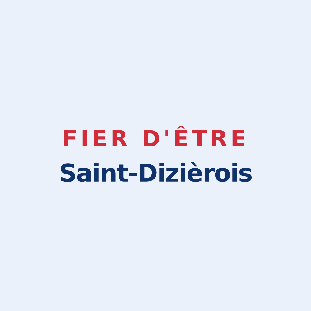 Sticker « Fier d'être Saint-Dizièrois » — design pour Saint-Dizier-en-Diois