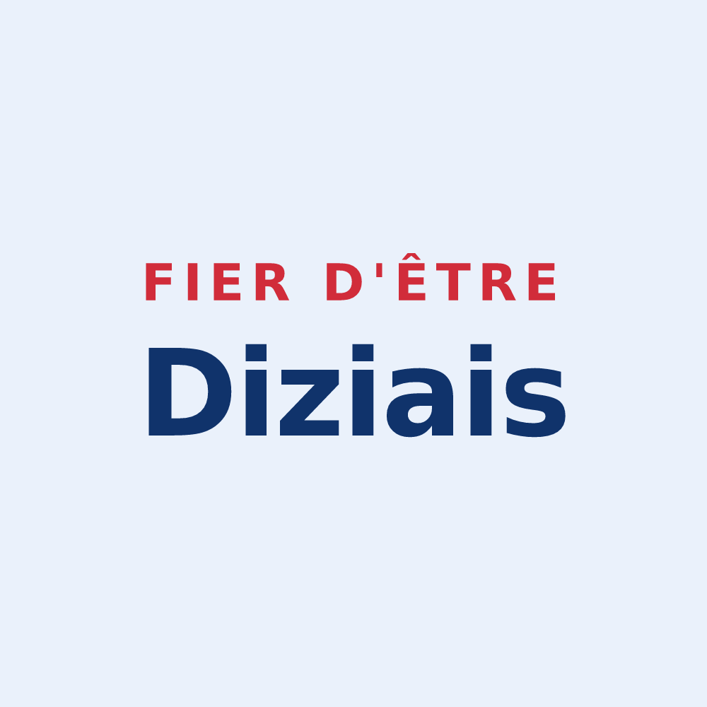 Sticker « Fier d'être Diziais » — design pour Saint-Dizier-l'Évêque