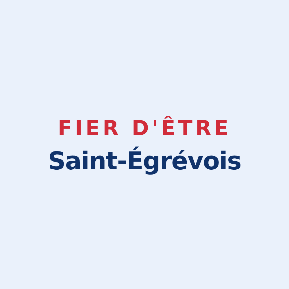 Sticker « Fier d'être Saint-Égrévois » — design pour Saint-Égrève