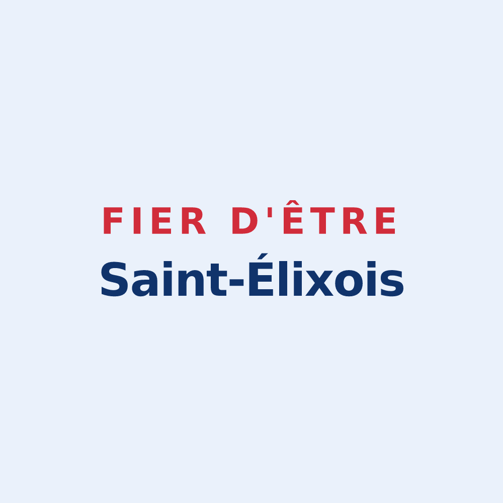 Sticker « Fier d'être Saint-Élixois » — design pour Saint-Élix-d'Astarac