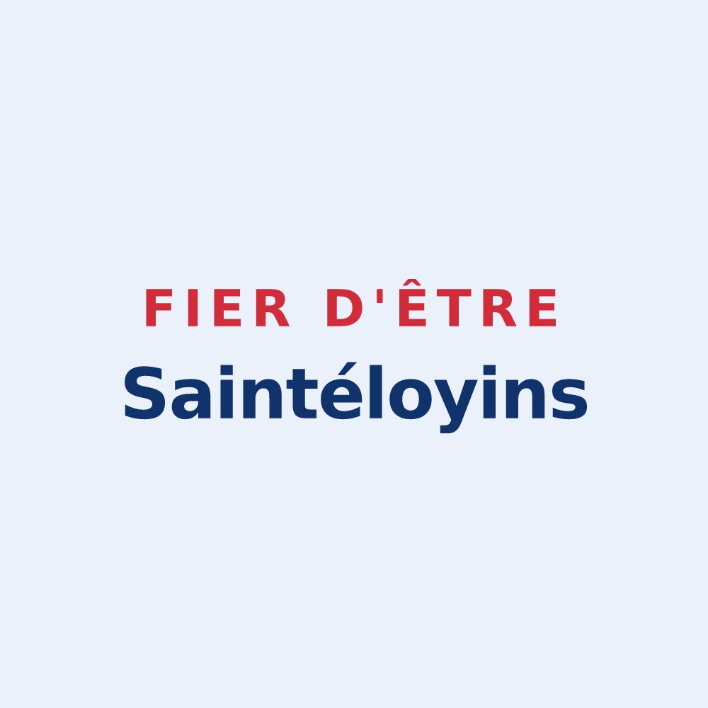 Sticker « Fier d'être Saintéloyins » — design pour Saint-Éloi