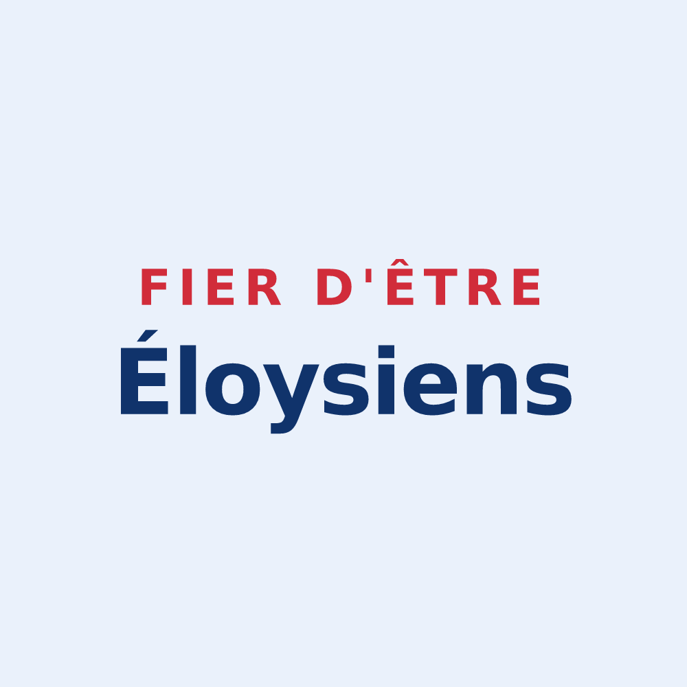 Sticker « Fier d'être Éloysiens » — design pour Saint-Éloy-les-Mines