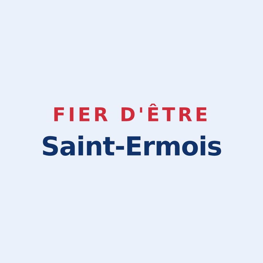 Sticker « Fier d'être Saint-Ermois » — design pour Saint-Erme-Outre-et-Ramecourt