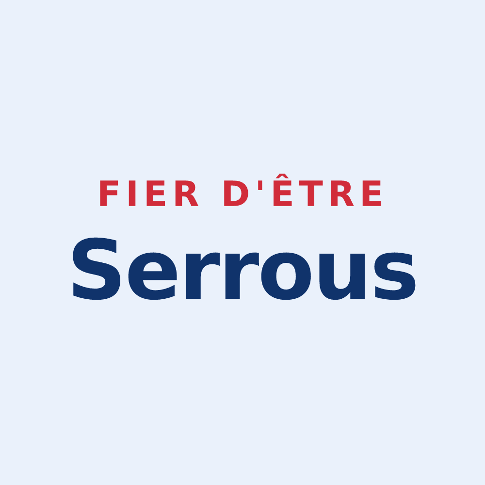 Sticker « Fier d'être Serrous » — design pour Saint-Étienne-de-Serre