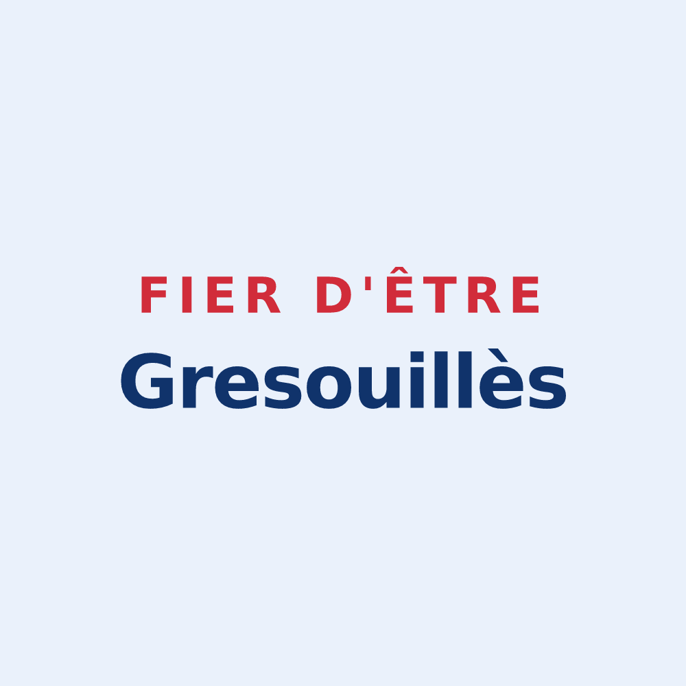 Sticker « Fier d'être Gresouillès » — design pour Saint-Étienne-du-Grès