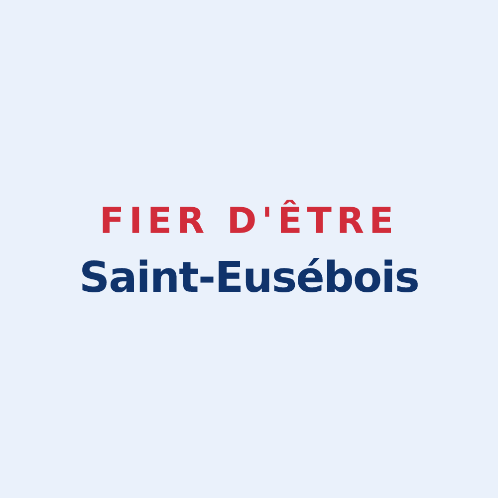 Sticker « Fier d'être Saint-Eusébois » — design pour Saint-Eusèbe