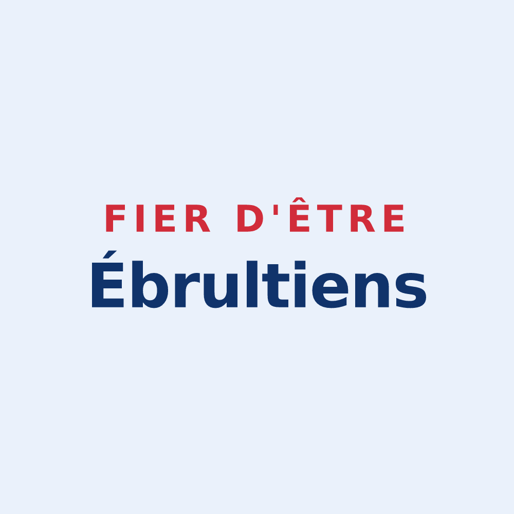Sticker « Fier d'être Ébrultiens » — design pour Saint-Evroult-Notre-Dame-du-Bois