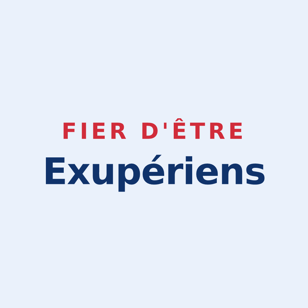 Sticker « Fier d'être Exupériens » — design pour Saint-Exupéry