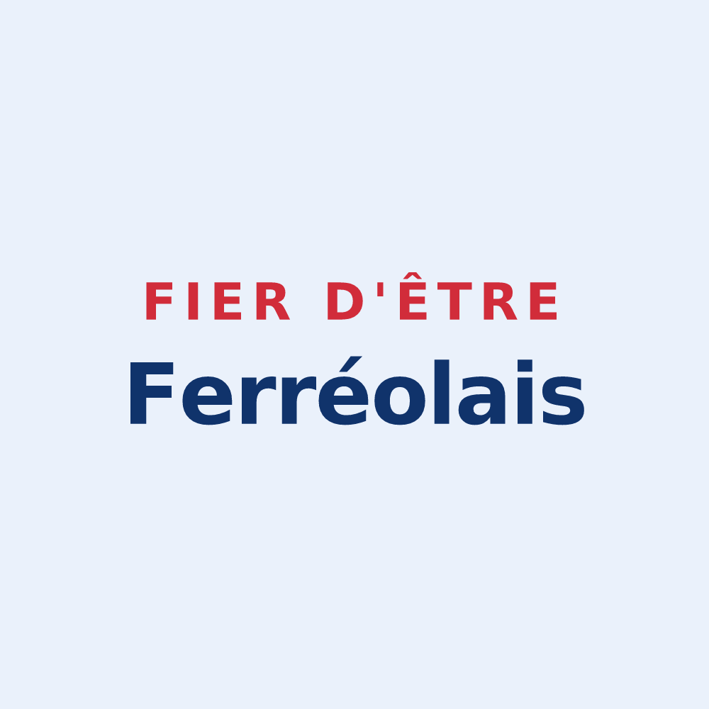 Sticker « Fier d'être Ferréolais » — design pour Saint-Fargeau-Ponthierry